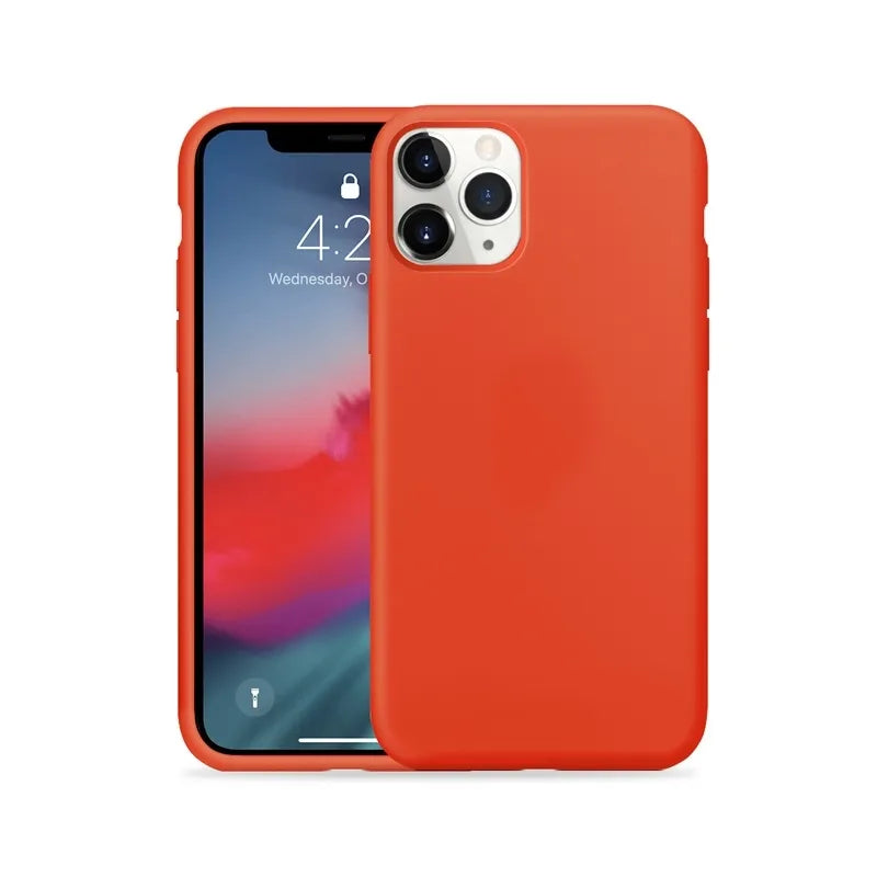 Crong spalvos dėklas – iPhone 11 Pro dėklas (raudonas)