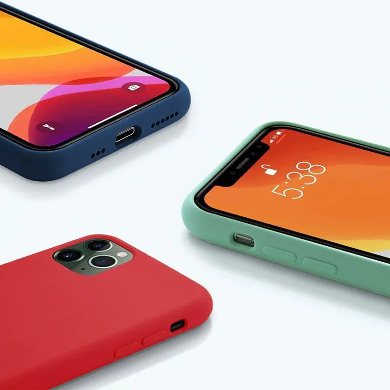 Crong spalvos dėklas – iPhone 11 Pro dėklas (raudonas)