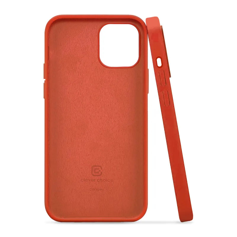 Crong spalvos dėklas – iPhone 12 Pro Max dėklas (raudonas)