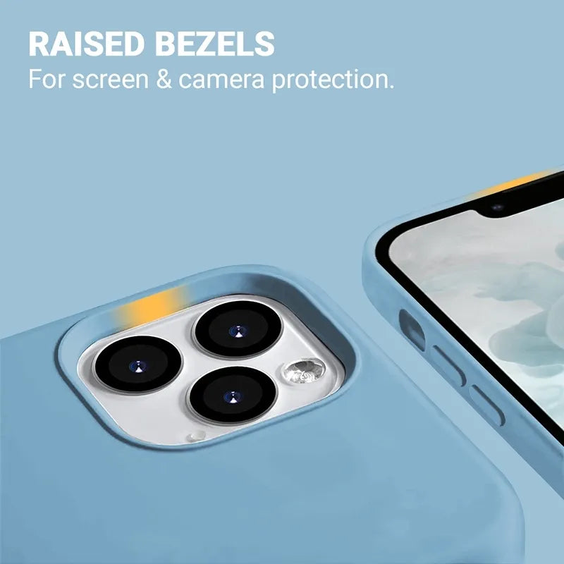 Crong spalvos dėklas - iPhone 13 Pro Max dėklas (mėlynas)