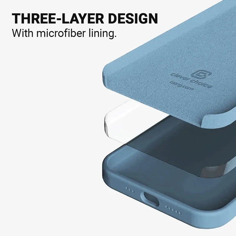 Crong spalvos dėklas - iPhone 13 Pro Max dėklas (mėlynas)
