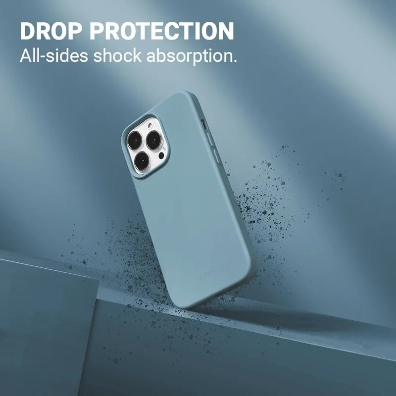 Crong spalvos dėklas - iPhone 13 Pro Max dėklas (mėlynas)