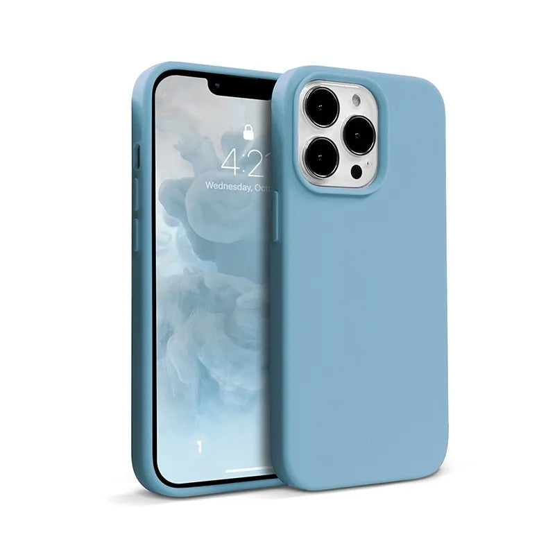 Crong spalvos dėklas - iPhone 13 Pro Max dėklas (mėlynas)