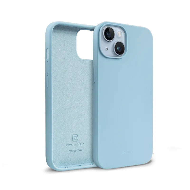 Crong spalvos dėklas – iPhone 14 Plus dėklas (mėlynas)