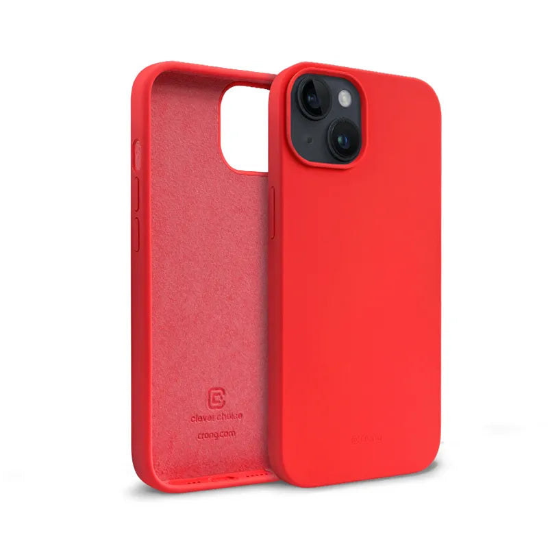 Crong spalvos dėklas - iPhone 14 Plus dėklas (Raudonas)