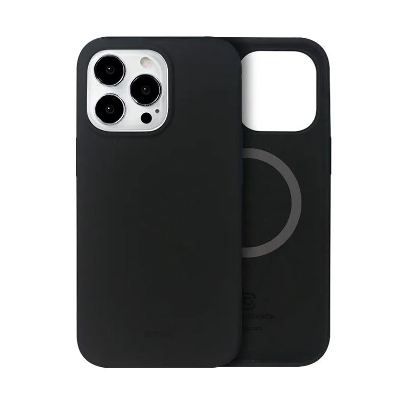 Crong Spalvos dėklas magnetinis - iPhone 13 Pro Max MagSafe dėklas (juodas)