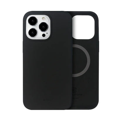Crong Spalvos dėklas magnetinis - iPhone 13 Pro Max MagSafe dėklas (juodas)