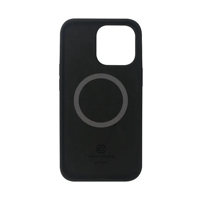 Crong Spalvos dėklas magnetinis - iPhone 13 Pro Max MagSafe dėklas (juodas)