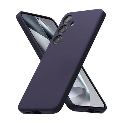 Crong spalvos dėklas - Samsung Galaxy S24+ dėklas (violetinis)