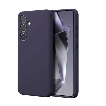 Crong spalvos dėklas - Samsung Galaxy S24+ dėklas (violetinis)