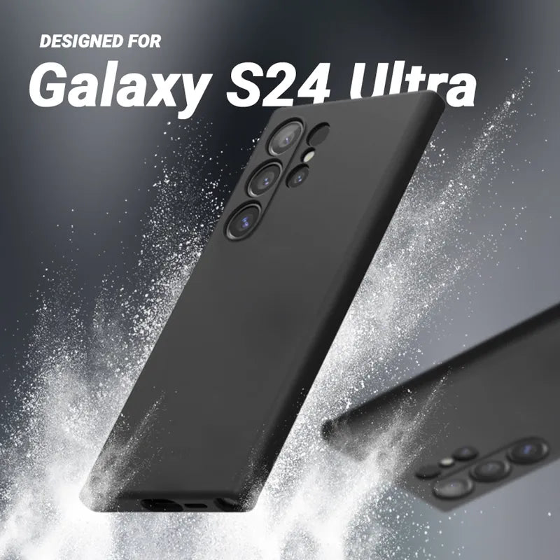 Crong Spalvos dėklas - „Samsung Galaxy S24 Ultra“ dėklas (juodas)