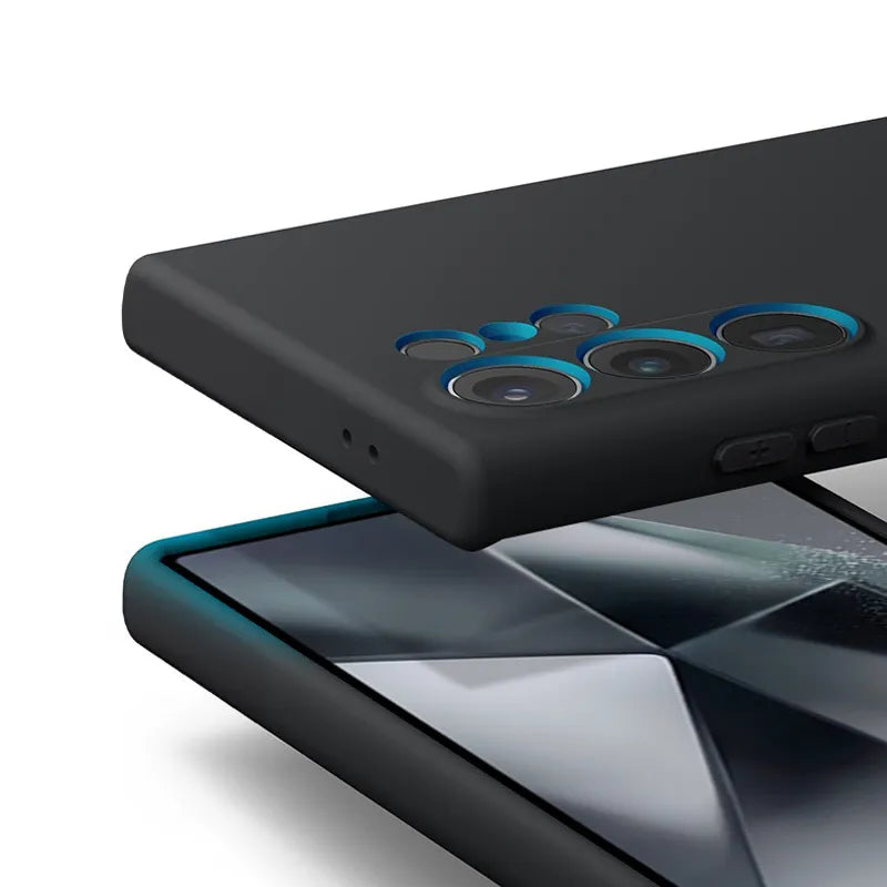 Crong Spalvos dėklas - „Samsung Galaxy S24 Ultra“ dėklas (juodas)