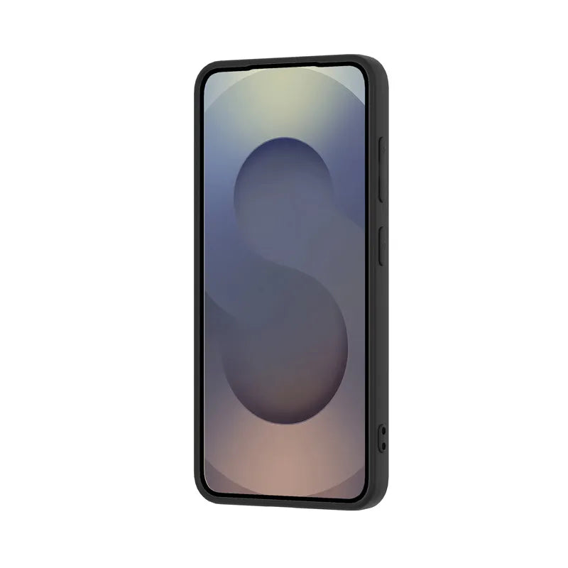 Crong spalvos dėklas - Samsung Galaxy S25+ dėklas (juodas)