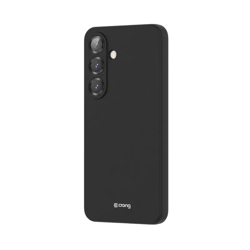 Crong spalvos dėklas - Samsung Galaxy S25+ dėklas (juodas)