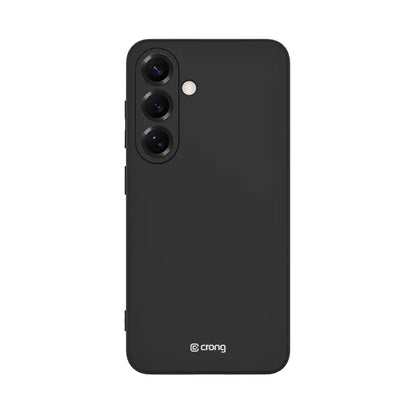 Crong spalvos dėklas - Samsung Galaxy S25+ dėklas (juodas)