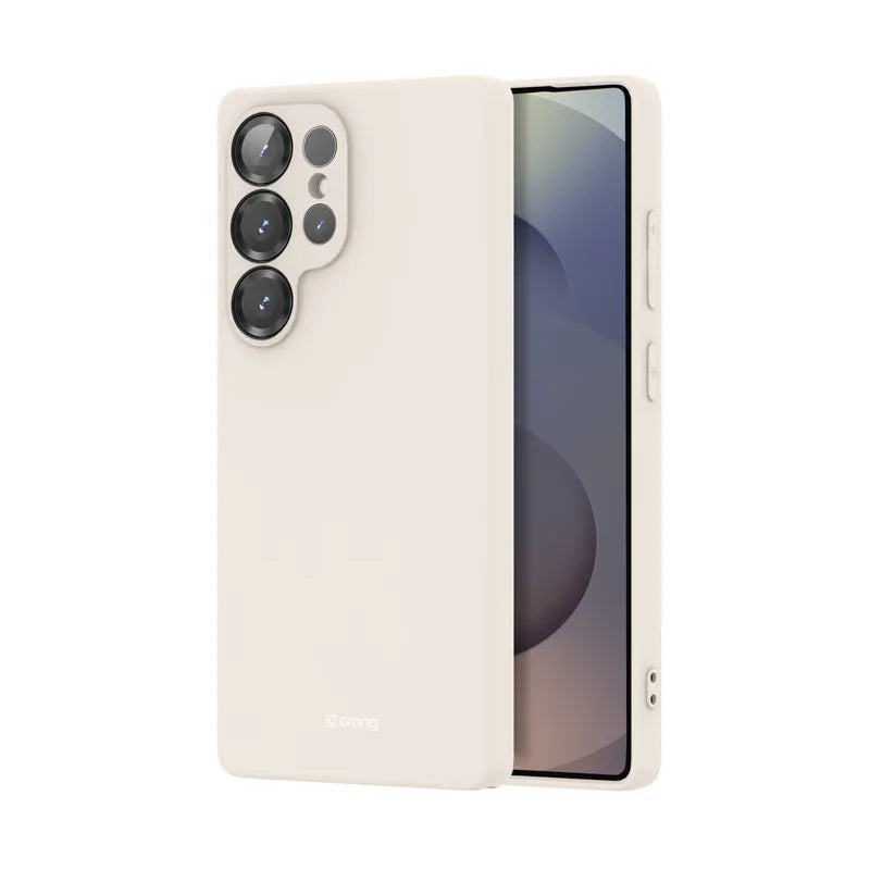 Crong spalvos dėklas - Samsung Galaxy S25 Ultra dėklas (Smėlio spalvos)