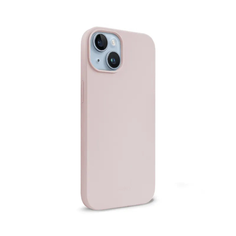 Crong spalvotas dėklas – iPhone 14 Plus dėklas (Smėlio rožinis)