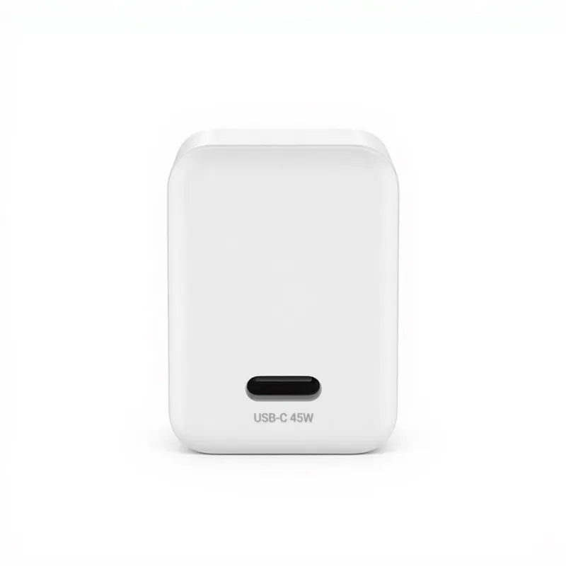 Crong Ultra Compact GaN - USB-C 45W PD 3.0 sieninis įkroviklis su PPS (baltas)
