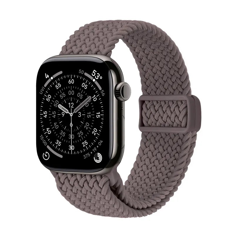 Crong Wave Band - Pinta apyrankė Apple Watch 44/45/46/49 mm laikrodžiams (ruda)