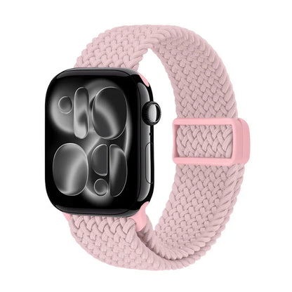 Crong Wave Band – Pinta apyrankė, skirta Apple Watch 38/40/41/42 mm (rožinė)