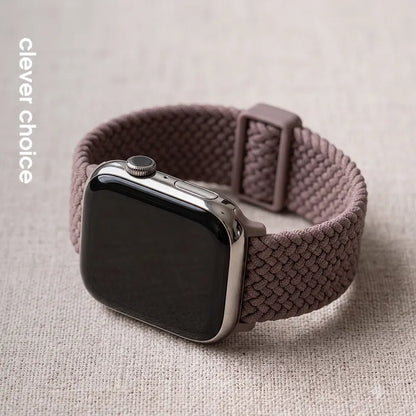 Crong Wave Band - Pinta apyrankė, skirta Apple Watch 38/40/41/42 mm (ruda)