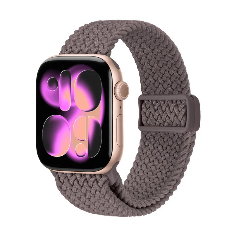 Crong Wave Band - Pinta apyrankė, skirta Apple Watch 38/40/41/42 mm (ruda)