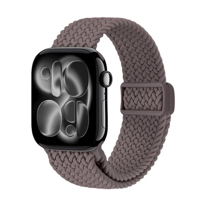Crong Wave Band - Pinta apyrankė, skirta Apple Watch 38/40/41/42 mm (ruda)