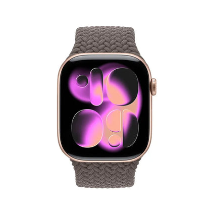 Crong Wave Band - Pinta apyrankė, skirta Apple Watch 38/40/41/42 mm (ruda)