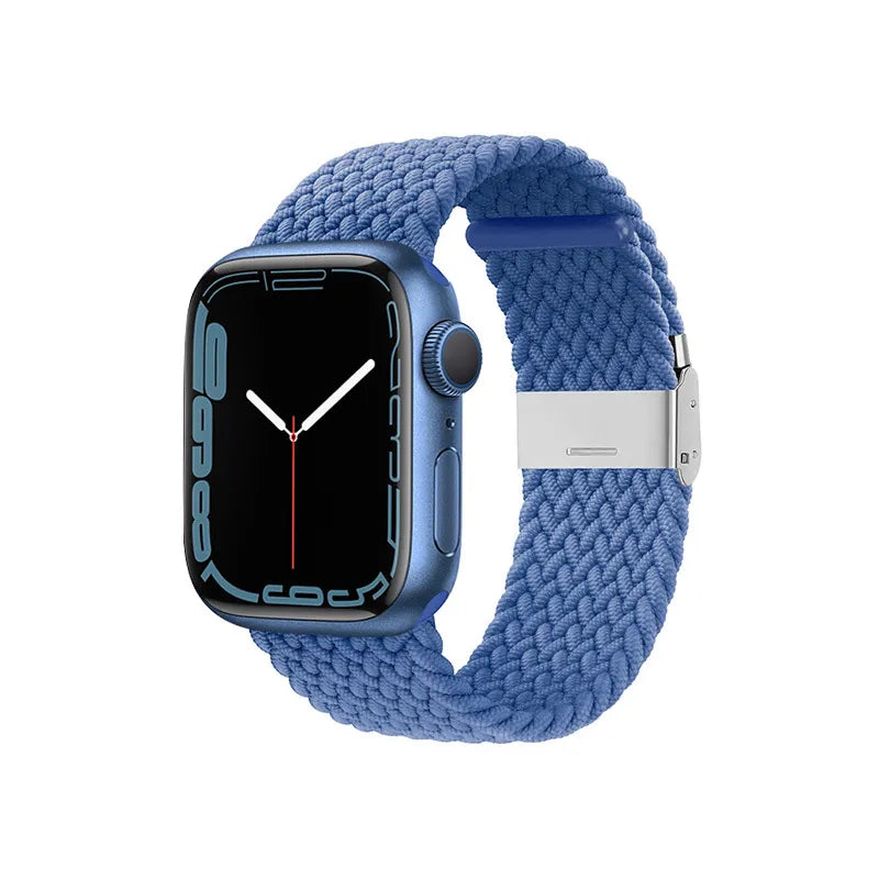Crong Wave Band – Pintas Apple Watch apyrankė 44/45/46/49mm (Mėlyna)
