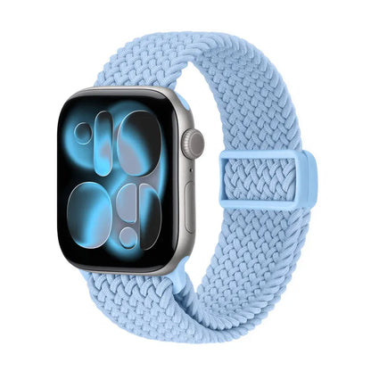 Crong Wave Band – Pintas dirželis Apple Watch 38/40/41/42 mm laikrodžiams (dangaus mėlynumo)