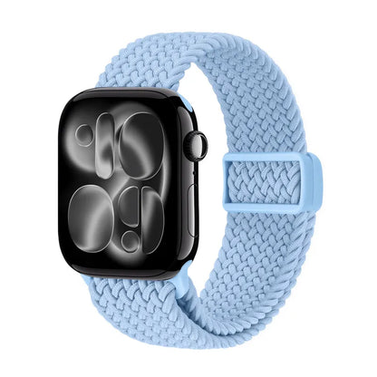 Crong Wave Band – Pintas dirželis Apple Watch 38/40/41/42 mm laikrodžiams (dangaus mėlynumo)