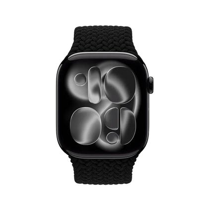 Crong Wave Band – Pintas dirželis Apple Watch 38/40/41/42 mm laikrodžiams (juodas)