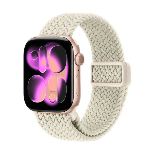 Crong Wave Band - Pintas dirželis "Apple Watch" 38/40/41/42 mm (smėlio spalvos)