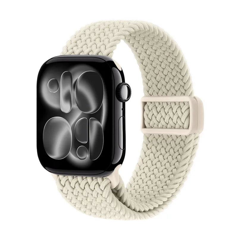 Crong Wave Band - Pintas dirželis "Apple Watch" 38/40/41/42 mm (smėlio spalvos)