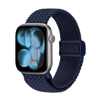 Crong Wave Band - Pintas dirželis Apple Watch 38/40/41/42 mm (tamsiai mėlynas)