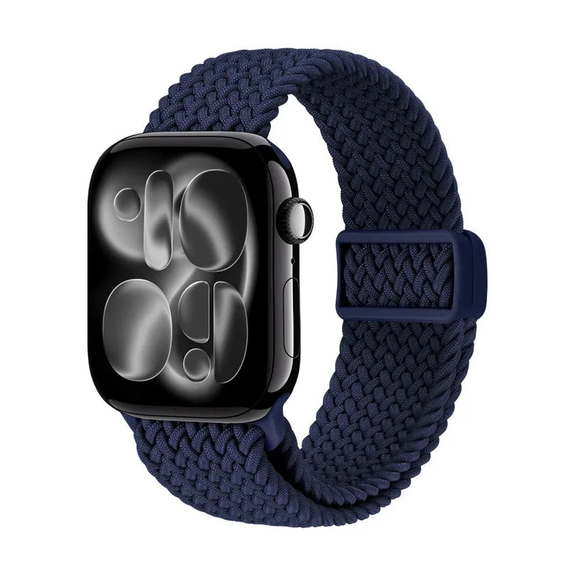 Crong Wave Band - Pintas dirželis Apple Watch 38/40/41/42 mm (tamsiai mėlynas)
