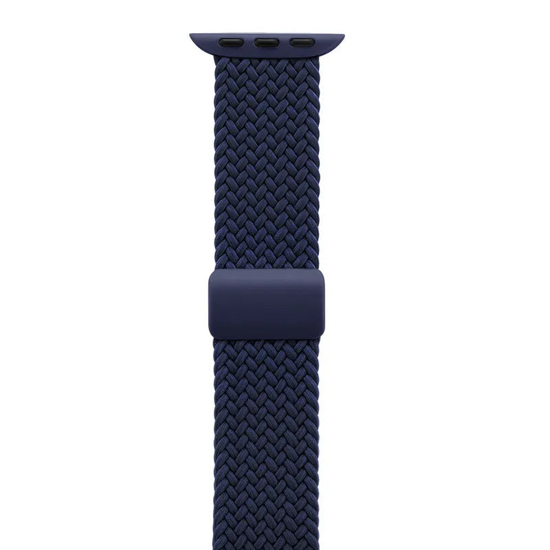 Crong Wave Band – Pintas dirželis Apple Watch 44/45/46/49 mm (tamsiai mėlynas)