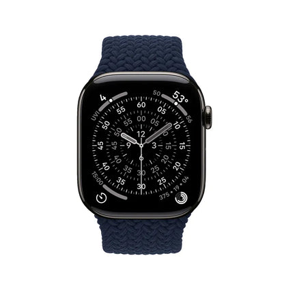 Crong Wave Band – Pintas dirželis Apple Watch 44/45/46/49 mm (tamsiai mėlynas)