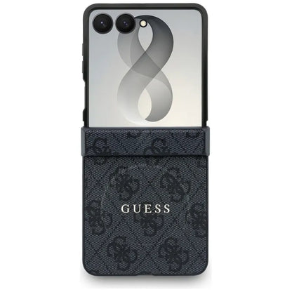 Dėklas Guess 4G Classic MagSafe, skirtas Samsung Galaxy Z Flip 8 (juodas)