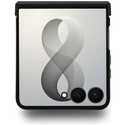 Dėklas Guess 4G Classic MagSafe, skirtas Samsung Galaxy Z Flip 8 (juodas)