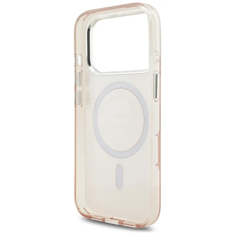 Dėklas iPhone 17 Pro (rožinis) IML Karl RSG Logo MagSafe - Karl Lagerfeld