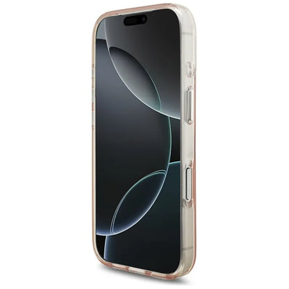 Dėklas iPhone 17 Pro (rožinis) IML Karl RSG Logo MagSafe - Karl Lagerfeld