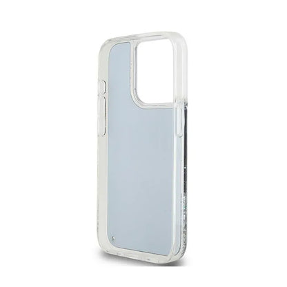 DKNY Liquid Glitter Big Logo – dėklas, skirtas „iPhone 15 Pro“ (juoda)