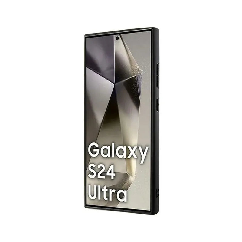DKNY Odos Langelių Mono Rašto MagSafe – Dėklas skirtas Samsung Galaxy S24 Ultra (Juodas)