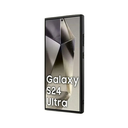 DKNY Odos Langelių Mono Rašto MagSafe – Dėklas skirtas Samsung Galaxy S24 Ultra (Juodas)