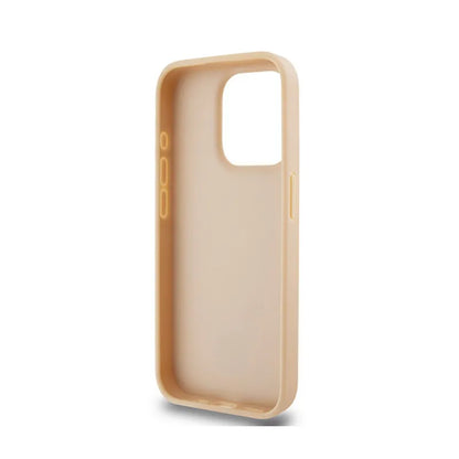 DKNY Odos languotas monochrominis raštas ir spausdintos juostos – dėklas iPhone 15 Pro Max (rožinis)