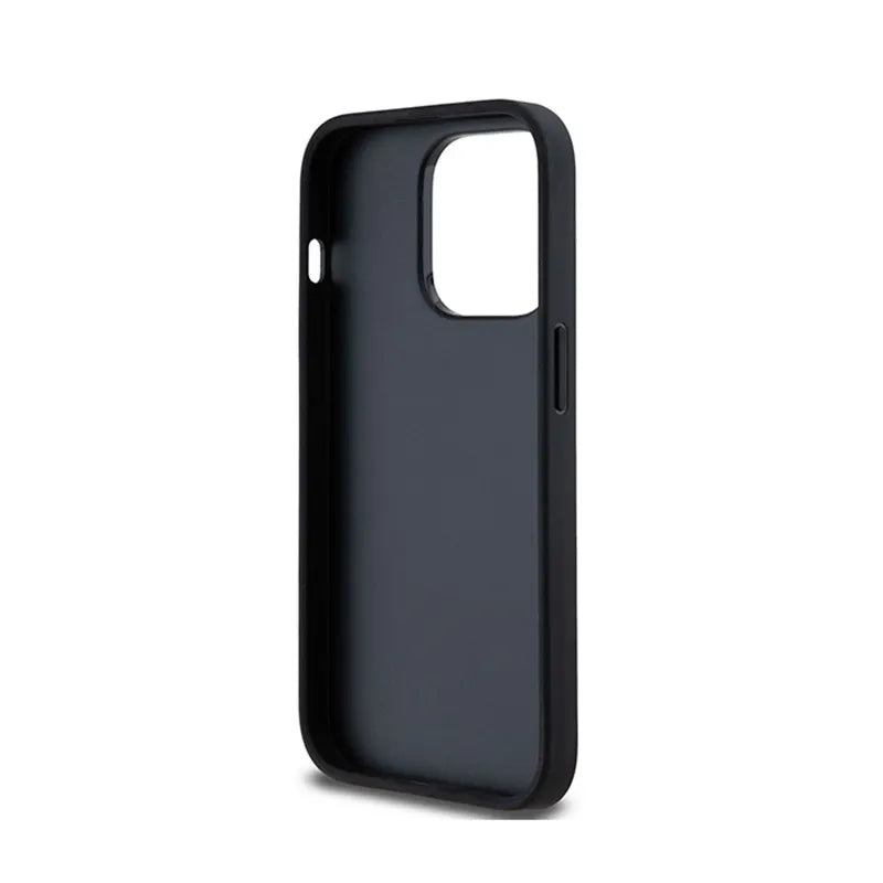 DKNY odos languotas vienspalvis raštas ir spausdintos juostelės – „iPhone 14 Pro“ dėklas (juodas)