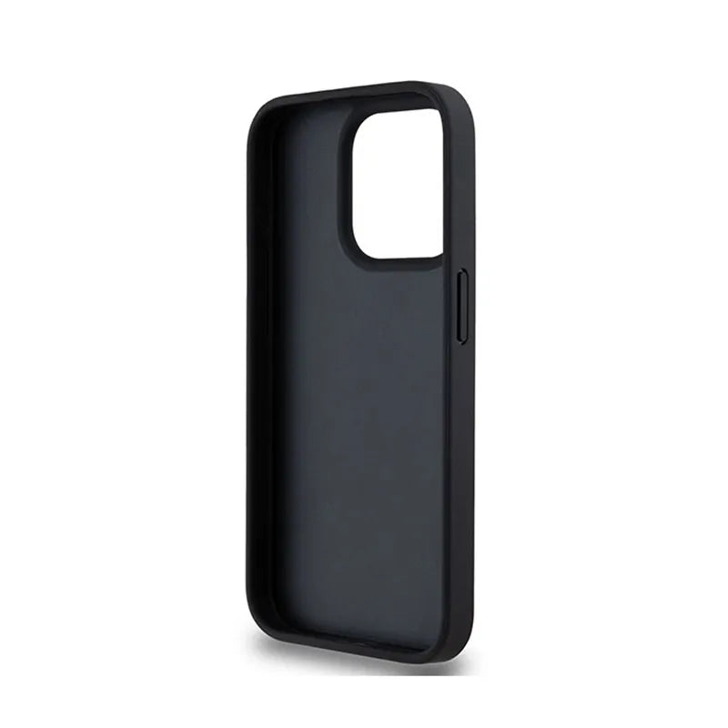 DKNY Odos languoto rašto ir spausdintų juostelių – iPhone 15 Pro Max dėklas (juodas)