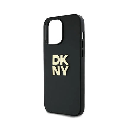 DKNY riešo dirželis su logotipu – dėklas iPhone 14 Pro Max (juodas)