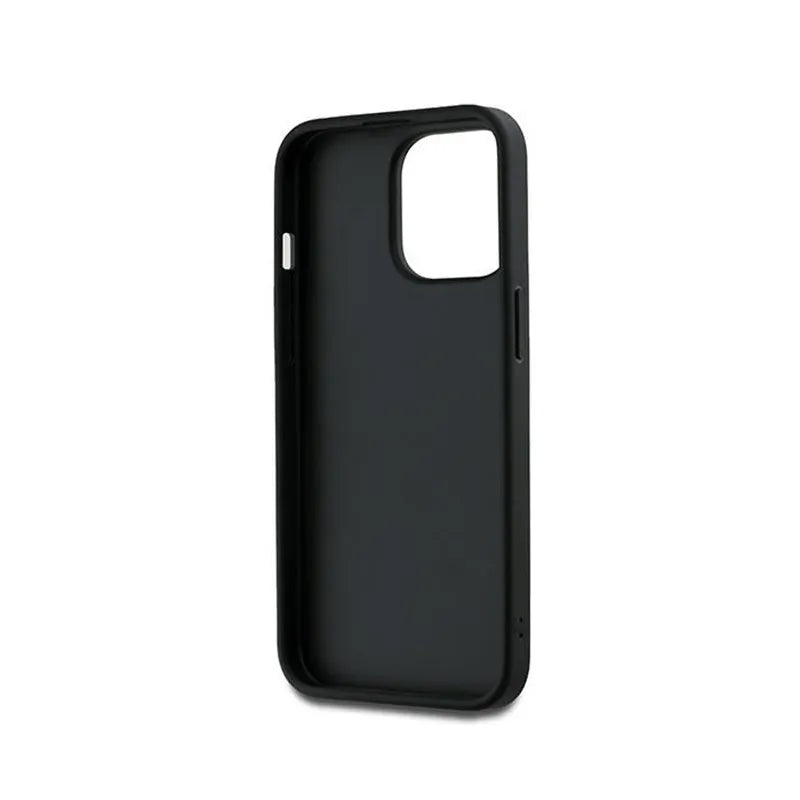 DKNY riešo dirželis su logotipu – dėklas iPhone 14 Pro Max (juodas)